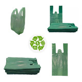 Sacola Plástica Reciclada Reforçada Verde 30x40 5kg Atacado