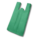 Sacola Plástica Reciclada Reforçada Verde 4kg