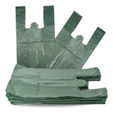 Sacola Reciclada Verde Pacote Com 2kg 40x50