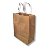 Sacolas Kraft Pequena Delivery Lanches 18x22x9 - 50 Unid