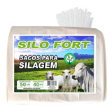 Sacos De Silagem Br 51x100 200 Micras 100un C/abraçadeiras