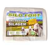 Sacos De Silagem Branco 51x110 - 200 Micras C/200 Unid