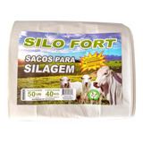 Sacos De Silagem Branco 51x110 - 200 Micras C/200 Unid