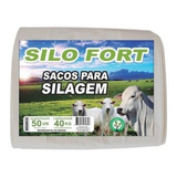 Sacos De Silagem Branco 51x110 C/ Abraçadeiras - 500 Unid