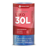 Sacos Para Lixo Premium Fundo Reforçado 30l - 100 Unidades