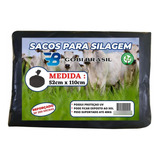 Sacos Para Silagem Preto 52x110 - 200 Micras C/100 Unidades