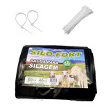 Sacos Para Silagem Prt 51x100 200 Micra 500un C/ Abracadeira