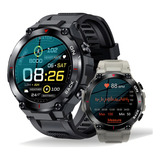 Sacosding D-k37 46mm Gps Track Tipo T-rex Cor Da Caixa Preto Cor Da Pulseira Black Cor Do Bisel Preto Desenho Da Pulseira Mesh
