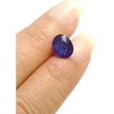 Safira 3.550 Cts Oval Natural 10x8 Mm Azul Extra