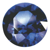 Safira Coríndon Azul Pedra Preciosa Redonda - 5mm C/ 0,60ct 