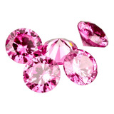 Safiras Rosa Pedra Preciosa Cinco Pedrinhas