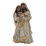 Sagrada Família 29cm Pintura Especial Casamento Decoração 