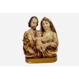 Sagrada Família Busto 20cm Envelhecida Com
