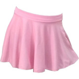 Saia Ballet De Cós E Elástico Infantil Rosa Uniforme Balé