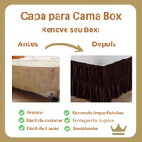 Saia Box Queen De Malha Cor