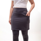 Saia Calça Thermo Peluciada Bolso Fitness Evangélica Térmica