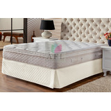 Saia Cama Box Baú Casal Padrão Matelada Veneza 50cm Altura