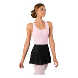 Saia Curta Ballet Em Crepe De Transpassar Evidence