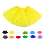 Saia De Tule 30cm Para Festa Fantasia Vestido Carnaval - 1un