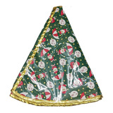 Saia P/ Arvore De Natal Papai Noel Verde Ho Ho Ho