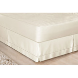 Saia P/ Cama Box Casal Padrão 1 Peça Acabamento Ponto Palito