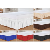 Saia P/ Cama Box Casal Padrão 1 Peça Varias Cores #06