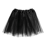 Saia Rodada De Tule Tutu Carnaval Festa Infantil Bailarina