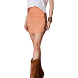 Saia Suede Country Ideal Para Usar Com Bota Moon Horse