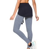 Saia Tapa Bumbum Academia Fitness Trifil H05976 Preta Cinza