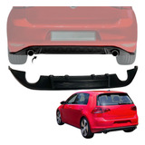Saia Traseira Difusor Spoiler Ponteira Dupla Golf Gti Tsi
