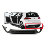 Saia Traseira Difusor Spoiler Ponteira Dupla Golf Gti Tsi