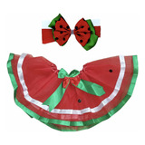 Saia Tule Tutu Luxo Bebê + Laço Princesas Tutu
