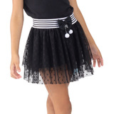 Saia Tutu Infantil Juvenil Com Short Em Malha