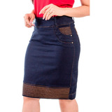 Saias Brim Secretária Coloridas E Jeans Pra Escolher