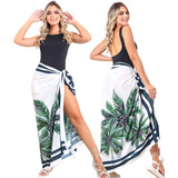 Saida D Banho Canga Pareô+ Bori Body Maio Com Bojo Kit Praia