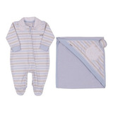 Saída Maternidade Luxo Bebê Menino Paraiso Plush Soft 11629