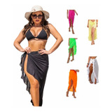 Saídas De Praia Saia Longa Envelope Pareo Kit Com 3 Atacado