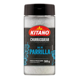 Sal De Parrilla Triturado Kitano Churrasquear Em Frasco Sem Glúten 500 G 