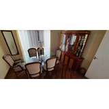 Sala De Jantar Clássica Completa Com Cristaleira 