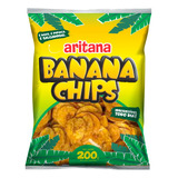 Salgadinho De Banana Frita Chips Crocante Snack Aritana 200g