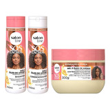 Salon Line Sos Cachos Mel Kit Shampoo+condicionador+máscara