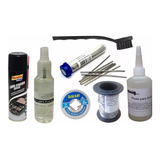 Salva Chip Malha Fluxo Liquido Malha Escova Limpa Contato