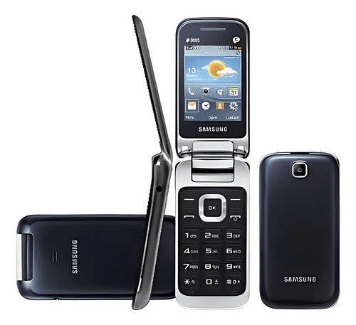 Samsung Gt c3592 Flip Dual Sim Tela 2 4 Celular Para Idoso