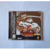 Samurai Shodown 3 Blades Of Blood Original Black Label Ps1