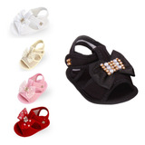 Sandália Bebê Menina Combo 5 Pares Recém Nascida Ref.s508