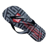 Sandália Chinelo Onbongo Flip Flop Ob213 Preto Cinza