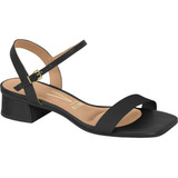 Sandalia Feminina Salto Baixo Grosso Bloco Vizzano 6454111
