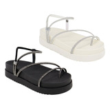 Sandália Papete Feminina Birken Flat Com