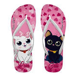 Sandálias Havaianas Personalizadas Gatos Slim [24]