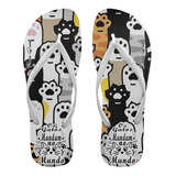 Sandálias Personalizadas Havaianas Gatos Slim [10]